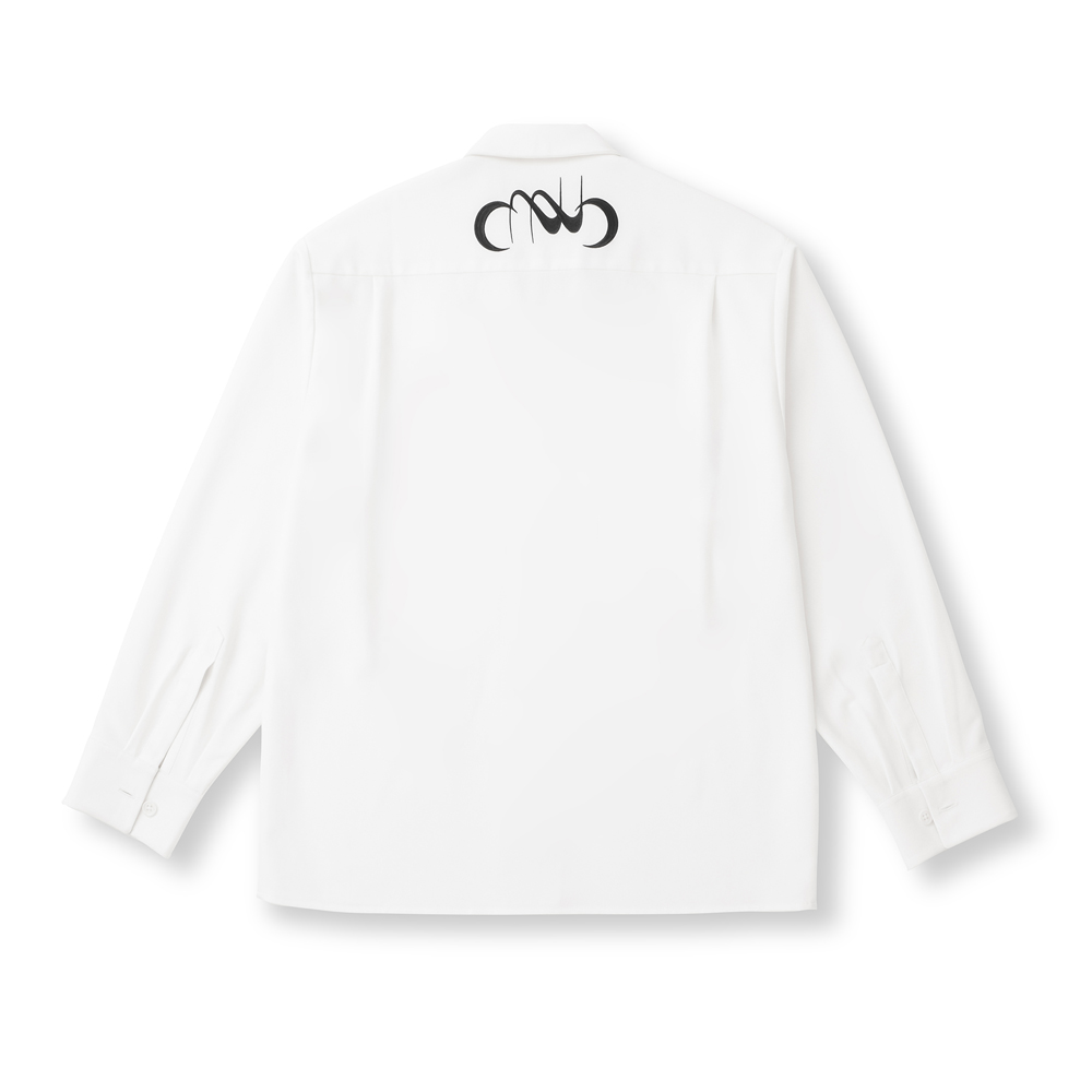 EMBROIDERY OC SHIRT(WHITE)