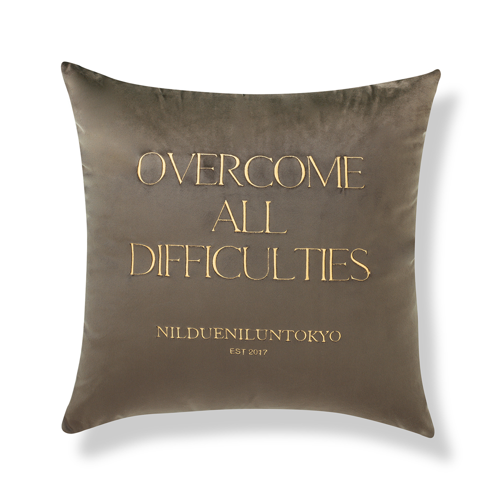 BICOLOR VELOR CUSHION COVER