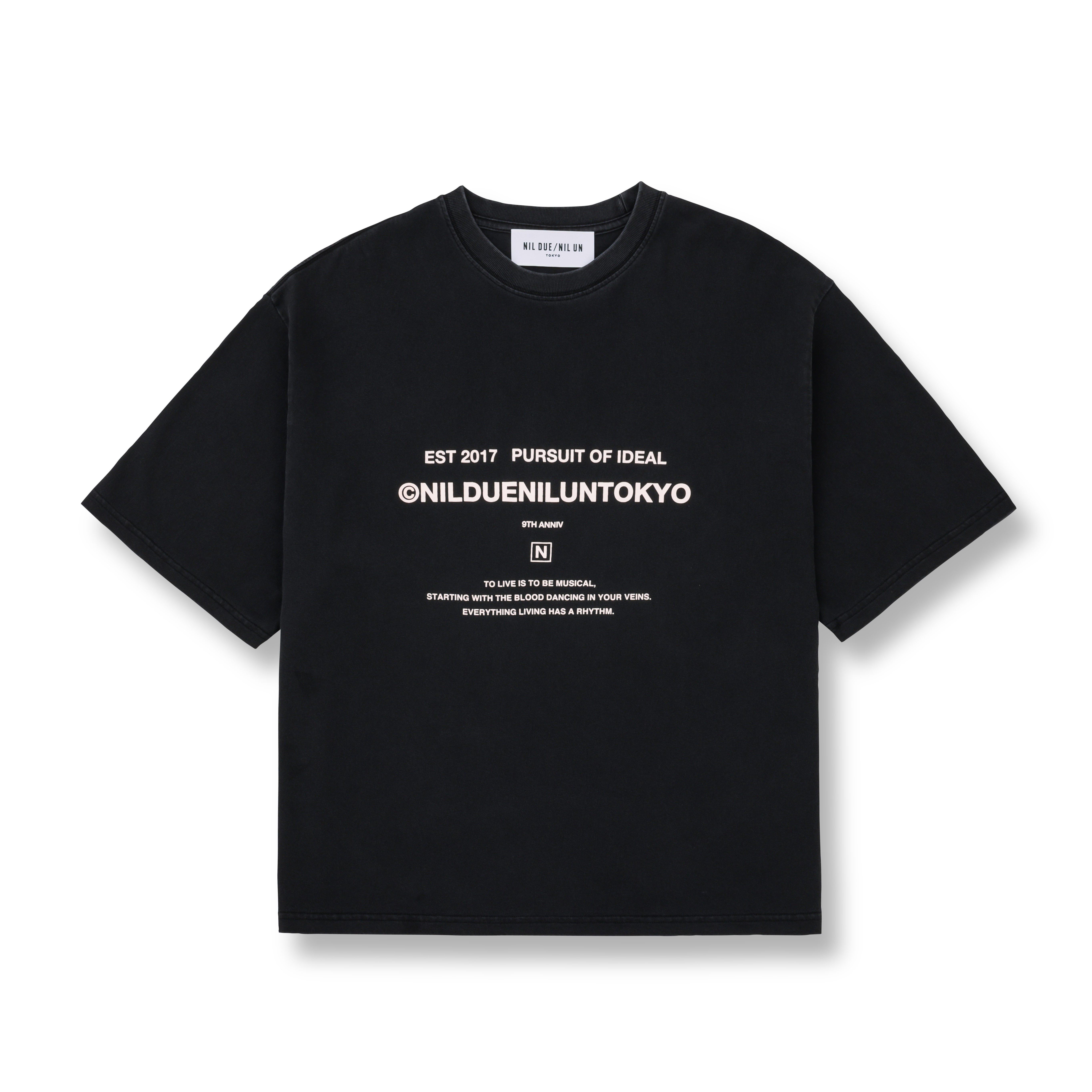 "INDIO AUDIO CLUB" TEE / USED BLACK