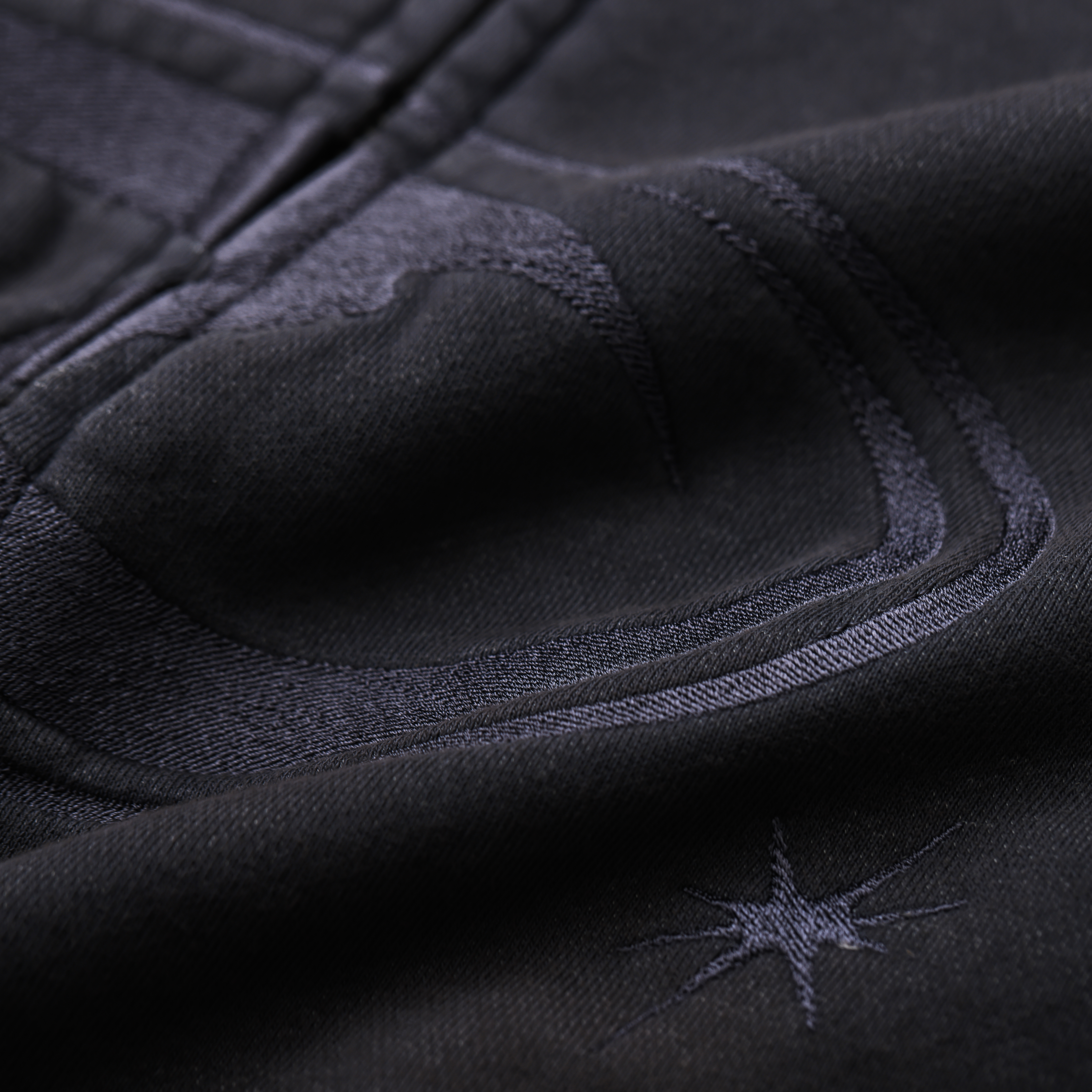 FADE WASH ZIP HOODIE / FADED ASH