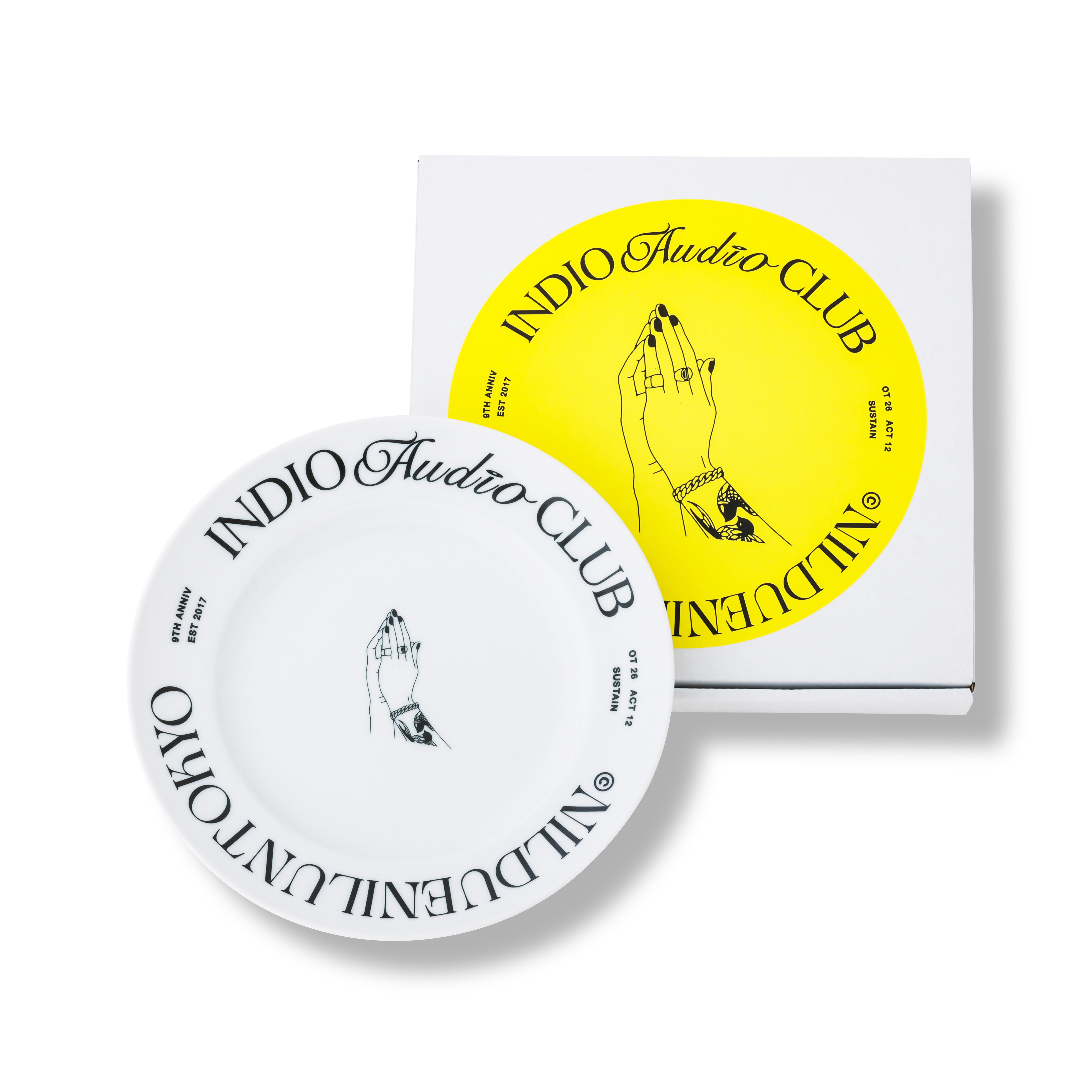 9TH ANNIV PLATE / WHITE