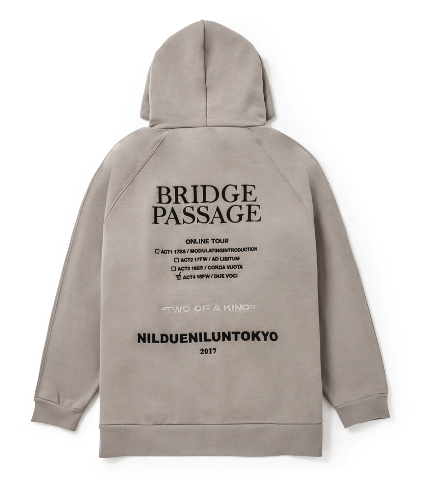 BRIDGE PASSAGE BIG HOODIE / BEG