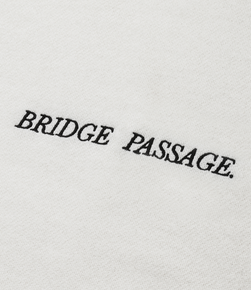 BRIDGE PASSAGE SWEAT PULLOVER / WH