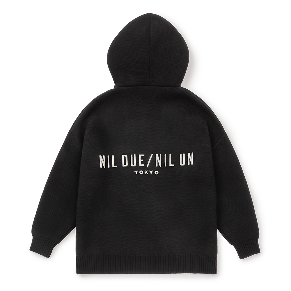 EMBROIDERY KNIT HOODIE | NIL DUE / NIL UN TOKYO